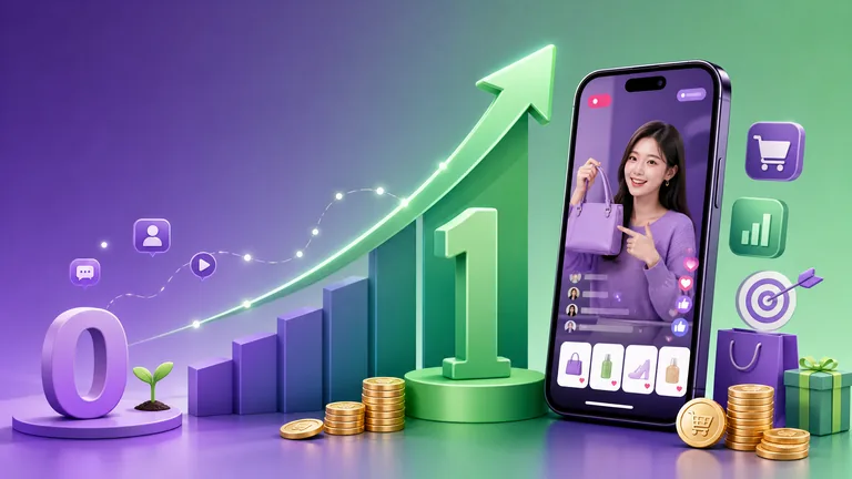 直播带货起盘策略示意图